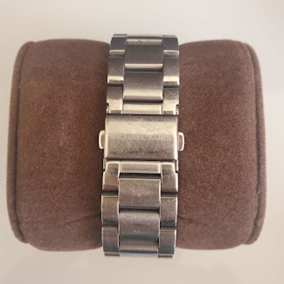 Michael Kors Blair Women's Watch 39mm Silver with Crystals Quartz MK5165 Running - Picture 9 of 11